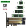 Преходник для M.2 NVMe + M.2 NGFF с PCI-E 3.0x4 CM302 (70504) UGREEN