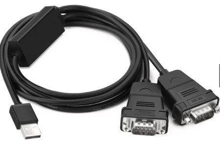 Конвертер USB(m) на 2xCOM(m) RS232, 1.5m UGREEN