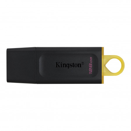 USB-накопитель, Kingston, DTX/128GB, 128GB, USB 3.2, Чёрный