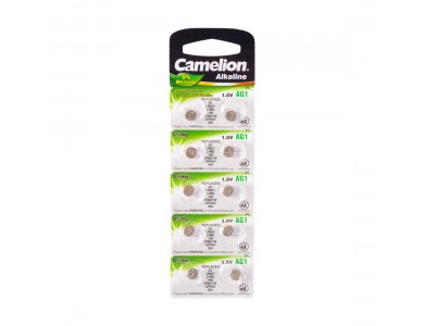 Батарейка CAMELION, AG1/LR60/364, Alkaline, 1.5V, 1шт.