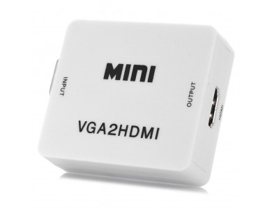 Адаптер конвертер / переходник / преобразователь с VGA + аудио на HDMI 