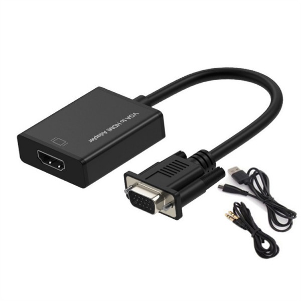 Конвертер с VGA + аудио на HDMI - купить Конвертер с VGA + аудио на HDMI по  низкой цене в Алматы с доставкой по Казахстану - larek.kz