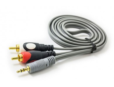Кабель Audio(m) 3.5mm - 2RCA(m), 1.5m (AUX-кабель)