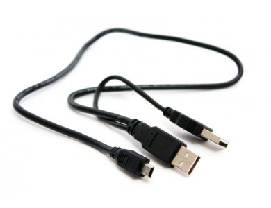Кабель 2хUSB(m) - mini USB(m), Y-кабель (Для подключения жестких дисков)