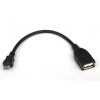 Кабель micro USB(m) - USB(f)  0.1m. (OTG-кабель)