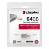 USB-накопитель Kingston DTDUO3C/64GB 64GB Серебристый