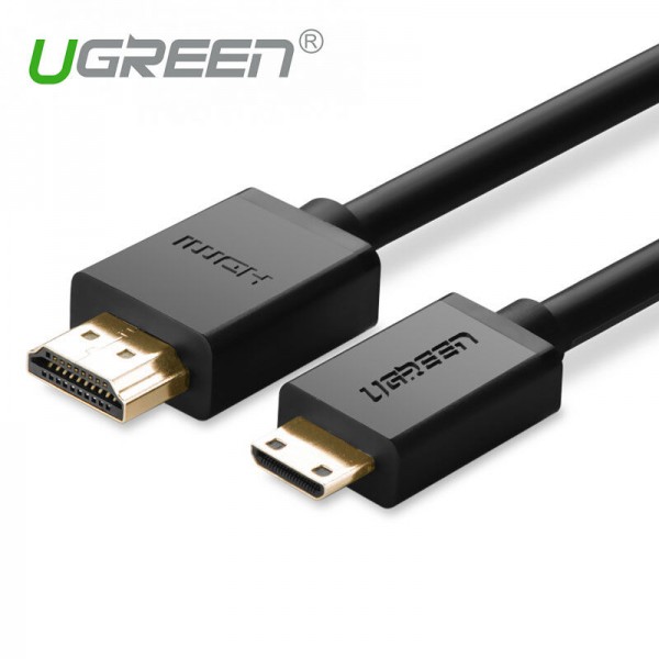 Кабель HDMI(m) mini HDMI(m), 1.5m UGREEN - купить Кабель HDMI(m) - mini HDMI(m), UGREEN по низкой цене в Алматы с доставкой по - larek.kz