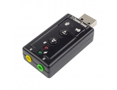 Конвертер USB на Audio, звуковая карта