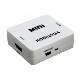 Конвертер с HDMI на VGA с поддержкой аудио 