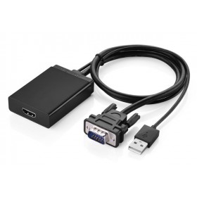 Конвертер с VGA + аудио на HDMI (UGREEN)