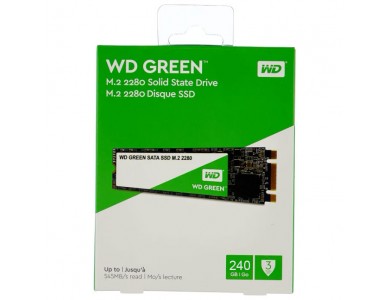 Твердотельный накопитель 240GB SSD WD GREEN M.2 2280 SATA