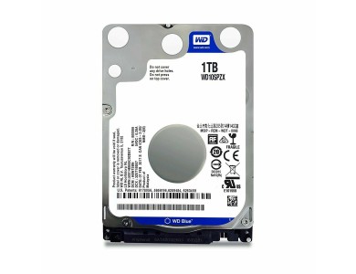 Жесткий диск 1Tb HDD WD Blue (WD10SPZX) 5400rpm, SATA 6Gb/s, 128MB, 2.5"