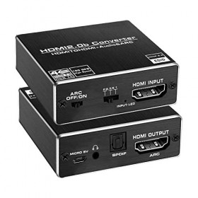 Конвертер HDMI на HDMI+AUDIO (SPDIF+ 3,5mm) + ARC 4K