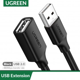 Кабель USB(m) - USB(f) удлинитель USB 2.0, 1m UGREEN