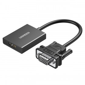 Конвертер с VGA + аудио на HDMI (UGREEN)