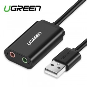 Конвертер USB 2.0 на Audio UGREEN