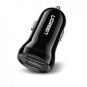 Адаптер автомобильная зарядка (2хUSB, 2.4А + 2,4A) UGREEN