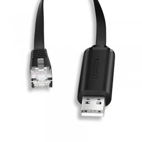 Кабель консольный USB(m) на RJ45(f), 1.5m, UGREEN