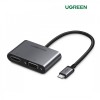 Конвертер USB 3.1(m) Type C на HDMI + VGA UGREEN 50505