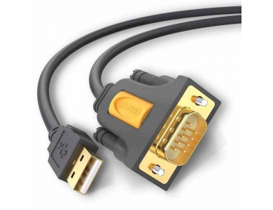 Конвертер USB(m) на COM(f) RS232, PL2303, 1m UGREEN