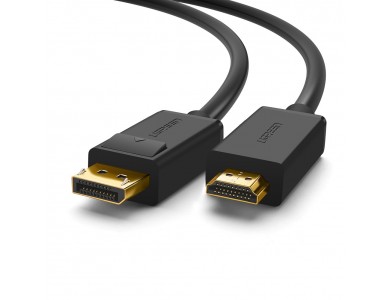 Кабель DisplayPort(m) - HDMI(m), 3m UGREEN