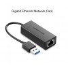 Конвертер с USB 3.0(m) на LAN (Внешняя USB 3.0 —1Гбит/с сетевая карта) UGREEN