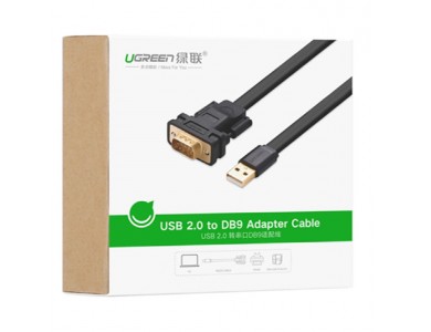 Кабель конвертер с USB(m) на COM(m) RS232 (UGREEN) FTDI