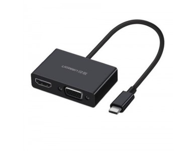 Конвертер USB 3.1(m) Type C на HDMI + VGA UGREEN 50509