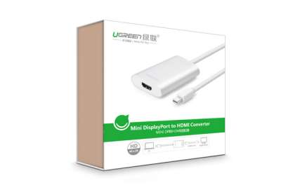 Конвертер с mini DisplayPort на HDMI, 4K UGREEN