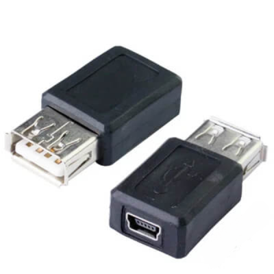 Переходник USB(f) - mini USB(f)