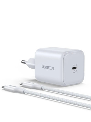 Зарядное устройство на 1C, 45W, QC4.0/PD3.0, Gan X + Кабель 1м, X524