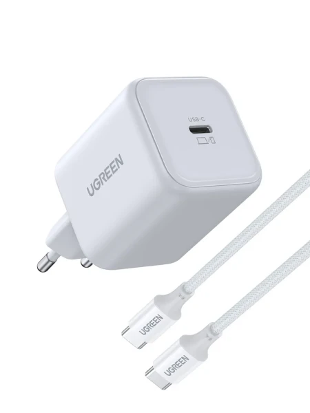 Зарядное устройство на 1C, 45W, QC4.0/PD3.0, Gan X + Кабель 1м, X524