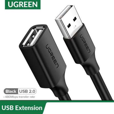 Кабель USB(m) - USB(f) удлинитель USB 2.0, 1m US103 (10314) UGREEN