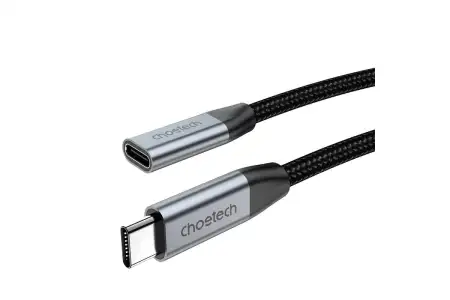 Кабель USB(m) C 3.1 Gen2- USB(f) C, 10Gbps, 100W, 2m. удлинитель (XCC-1039) Choetech