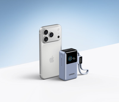 Мобильный аккумулятор Power Bank, 10000mAh, 55W, 1C1A, голубой, PB727 (75701B) UGREEN