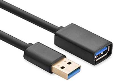 Кабель USB(m) - USB(f) удлинитель USB 3.0, 0.5m US129 (30125) UGREEN