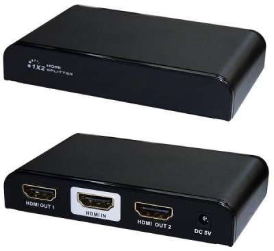 LenKeng LKV312Pro (HDMI сплиттер 1х2, поддержка 3D, 2K, 4K)