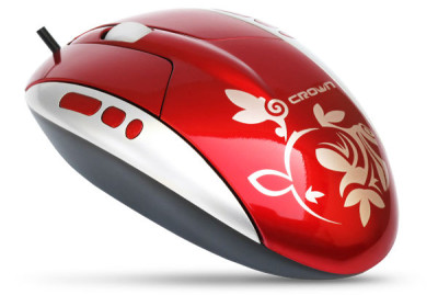 Мышь компьютерная Crown CMM-55 red