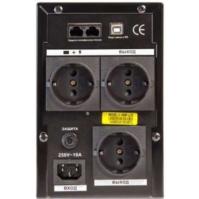 Источник бесперебойного питания, SantakUPS CPU, AVR, LCD display, 1200VA/720W