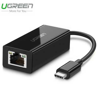 Конвертер с USB 3.1m Type C на LAN Внешняя USB 3.1 —1Гбит с сетевая карта UGREEN