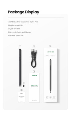 Активный стилус для Apple iPad UGREEN