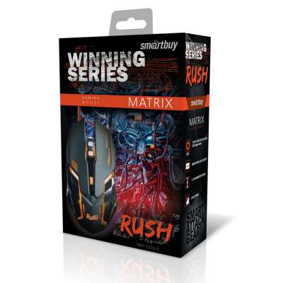Мышь оптическая игровая SmartBuy RUSH Matrix, USB