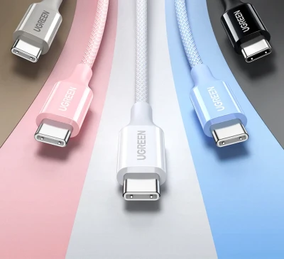 Кабель USB C - USB C, 480Mbps, 5A, QC4.0/PD3.0, 100W, 1m, L502 UGREEN