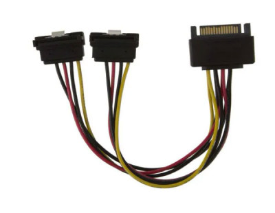 Кабель питания Sata на 2 Sata, 15см