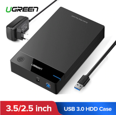 Корпус внешнего жесткого диска USB 3.0 SATA 3.5" US222 (50422) UGREEN