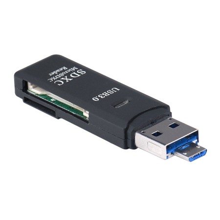 Card Reader USB 3.0/microUSB - MicroSD (переходник с microSD на USB 3.0 или microUSB)