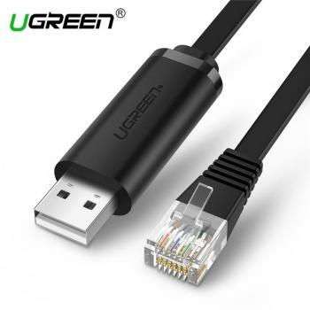 Кабель консольный USB(m) на RJ45(m), 1.5m, CM204 (50773) UGREEN