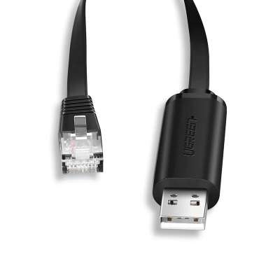Кабель консольный USB(m) на RJ45(m), 1.5m, CM204 (50773) UGREEN