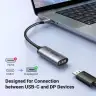Конвертер USB 3.1(m) Type C на DisplayPort, 8K@60Hz, CM654 (15575) UGREEN