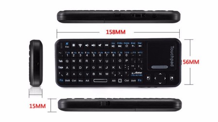 Клавиатура беспроводная KP-810-10AL (русские буквы) + TouchPad